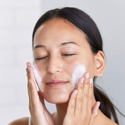 DHC Pore Face Wash - Foaming Exfoliating Cream Cleanser for Acne & Oily Skin, Fragrance-Free, 4.2 oz Avelisse