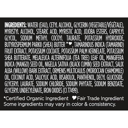 SheaMoisture African Black Soap Facial Wash and Scrub for Blemish Prone Skin, 4 oz