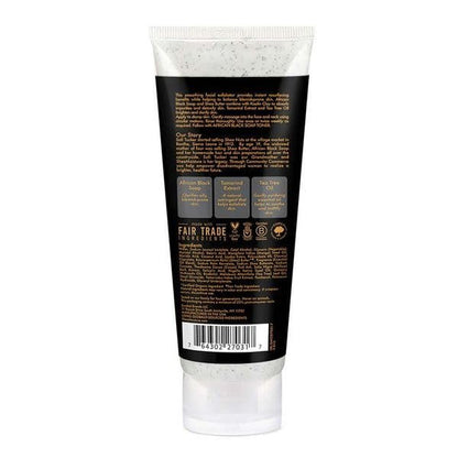 SheaMoisture African Black Soap Facial Wash and Scrub for Blemish Prone Skin, 4 oz