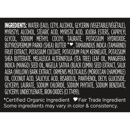 SheaMoisture African Black Soap Facial Wash and Scrub for Blemish Prone Skin, 4 oz