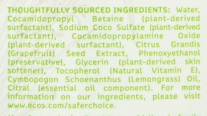 ECOS Hypoallergenic Hand Soap, Lemongrass - 32 Fl Oz
