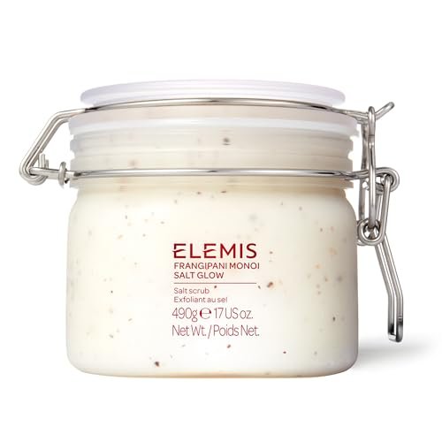 ELEMIS Frangipani Monoi Salt Glow 490g – Exfoliating Body Scrub for Radiant, Hydrated Skin Avelisse