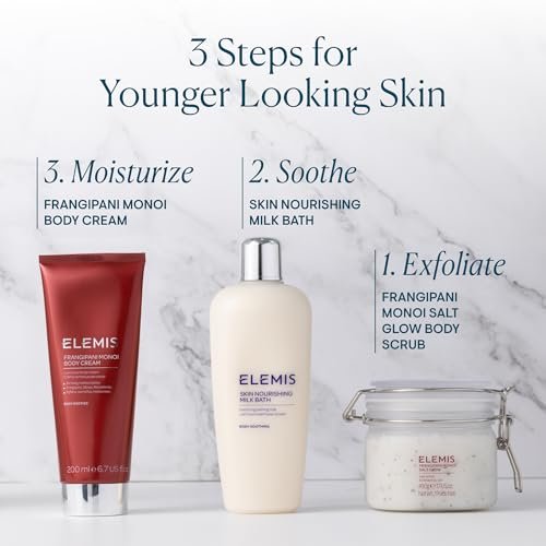 ELEMIS Frangipani Monoi Salt Glow 490g – Exfoliating Body Scrub for Radiant, Hydrated Skin Avelisse