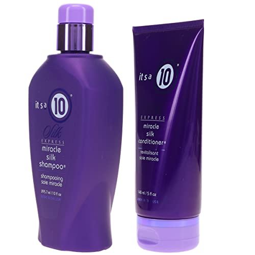 It's a 10 Silk Express Miracle Silk Shampoo & Conditioner Set – 10 oz Shampoo & 5 oz Conditioner Avelisse