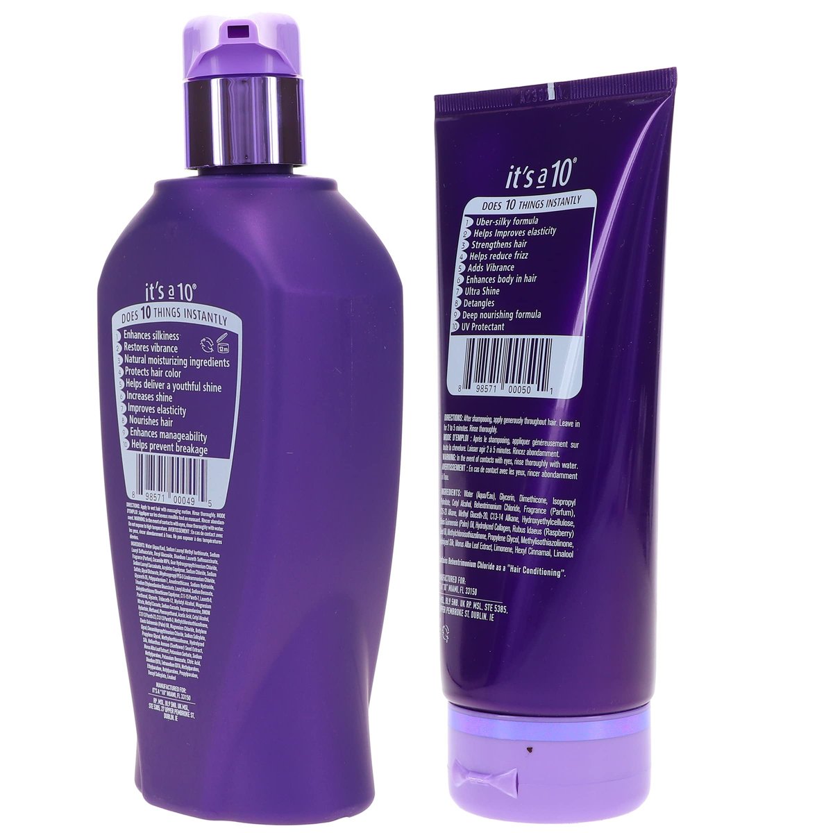 It's a 10 Silk Express Miracle Silk Shampoo & Conditioner Set – 10 oz Shampoo & 5 oz Conditioner Avelisse
