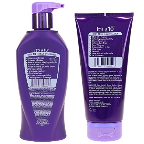 It's a 10 Silk Express Miracle Silk Shampoo & Conditioner Set – 10 oz Shampoo & 5 oz Conditioner Avelisse