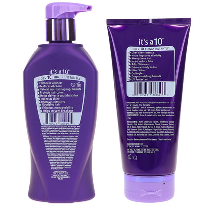 It's a 10 Silk Express Miracle Silk Shampoo & Conditioner Set – 10 oz Shampoo & 5 oz Conditioner Avelisse