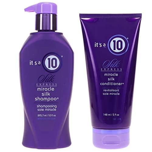 It's a 10 Silk Express Miracle Silk Shampoo & Conditioner Set – 10 oz Shampoo & 5 oz Conditioner Avelisse