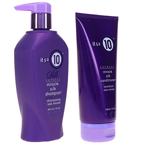 It's a 10 Silk Express Miracle Silk Shampoo & Conditioner Set – 10 oz Shampoo & 5 oz Conditioner Avelisse