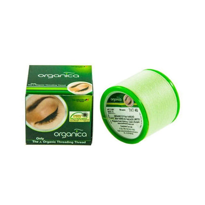Organica Eyebrow Thread Box of 8 Spools - Premium Cotton Thread for Eyebrow Shaping
