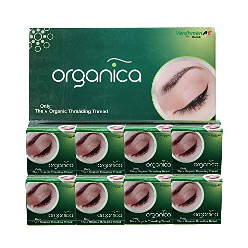 Organica Eyebrow Thread Box of 8 Spools - Premium Cotton Thread for Eyebrow Shaping - görsel 2