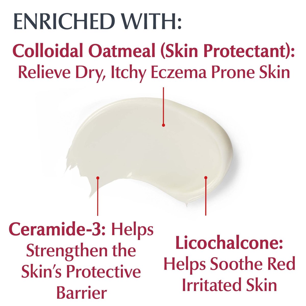 Eucerin Eczema Relief Cream - Full Body Moisturizing Lotion with Colloidal Oatmeal, 8 oz Tube Avelisse