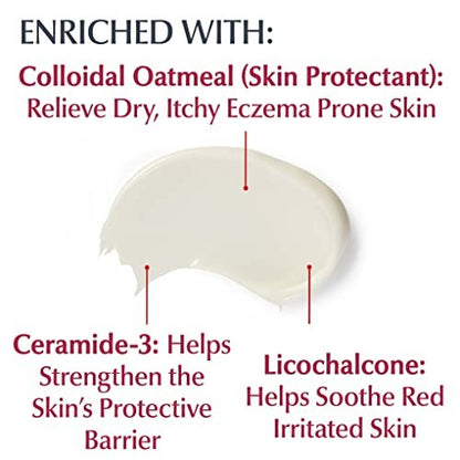 Eucerin Eczema Relief Cream - Full Body Moisturizing Lotion with Colloidal Oatmeal, 8 oz Tube Avelisse