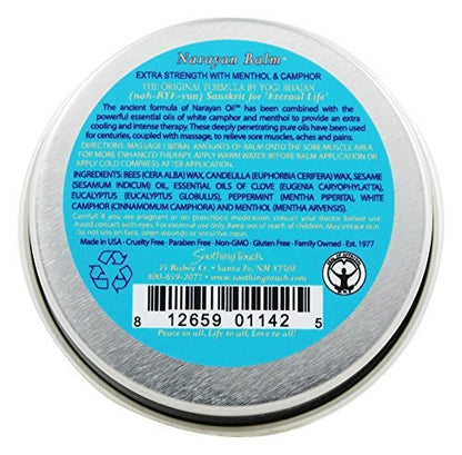 Soothing Touch Narayan Balm X-Strength, 1.5 oz (Pack of 6) - Maximum Relief for Aches & Pains