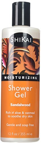 Shikai Sandalwood Shower Gel - 12 oz | Natural Body Wash for Men & Women - görsel 2