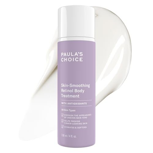 Paula's Choice Retinol Skin-Smoothing Body Lotion Treatment - Anti-Aging Body Moisturizer with Shea Butter, Vitamin C & E, Fragrance-Free, 4 oz Avelisse