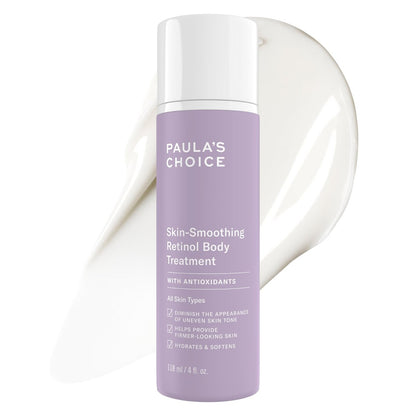 Paula's Choice Retinol Skin-Smoothing Body Lotion Treatment - Anti-Aging Body Moisturizer with Shea Butter, Vitamin C & E, Fragrance-Free, 4 oz Avelisse