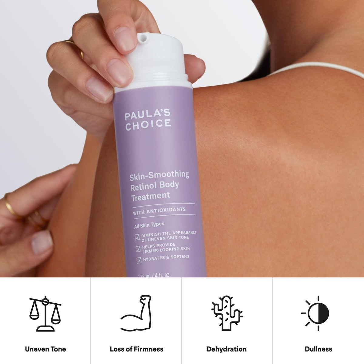 Paula's Choice Retinol Skin-Smoothing Body Lotion Treatment - Anti-Aging Body Moisturizer with Shea Butter, Vitamin C & E, Fragrance-Free, 4 oz Avelisse