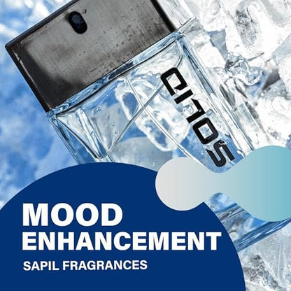 Sapil Solid Eau de Toilette for Men – Long-Lasting Citrus, Woody, Musky & Warm Spicy Scent – 3.4 oz (100ml) Premium Arabic Toilette