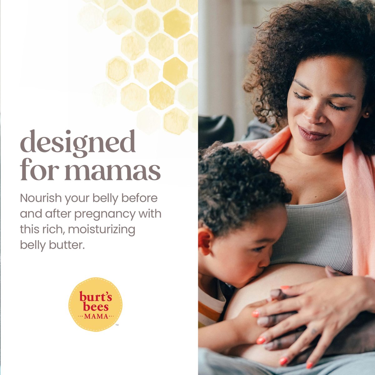 Burt's Bees Mama Belly Butter – Stretch Mark Cream for Pregnancy & Postnatal Massage, Shea Butter & Vitamin E, 6.5 oz Avelisse