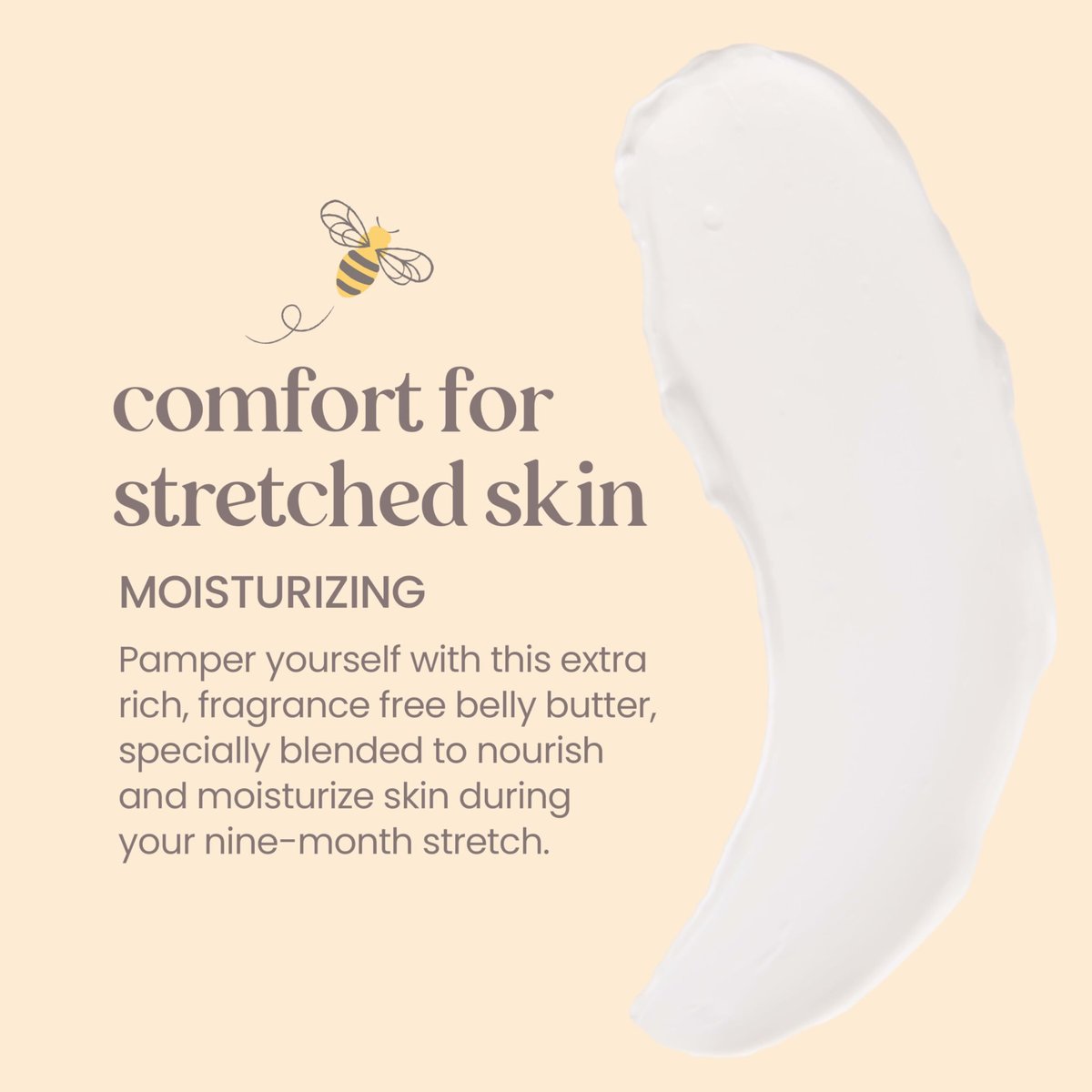Burt's Bees Mama Belly Butter – Stretch Mark Cream for Pregnancy & Postnatal Massage, Shea Butter & Vitamin E, 6.5 oz Avelisse
