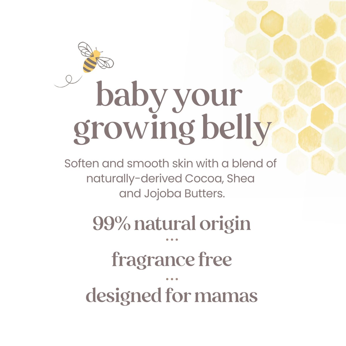 Burt's Bees Mama Belly Butter – Stretch Mark Cream for Pregnancy & Postnatal Massage, Shea Butter & Vitamin E, 6.5 oz Avelisse