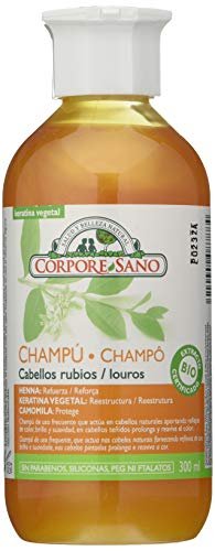 Corpore Sano Henna Shampoo for Blonde Hair – 300ml (10.1 fl oz) - görsel 2