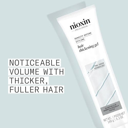 Nioxin Density Defend Hair Thickening Gel - Volumizing Gel for Fuller Hair, No Stickiness or Stiffness, 5.1 Fl Oz