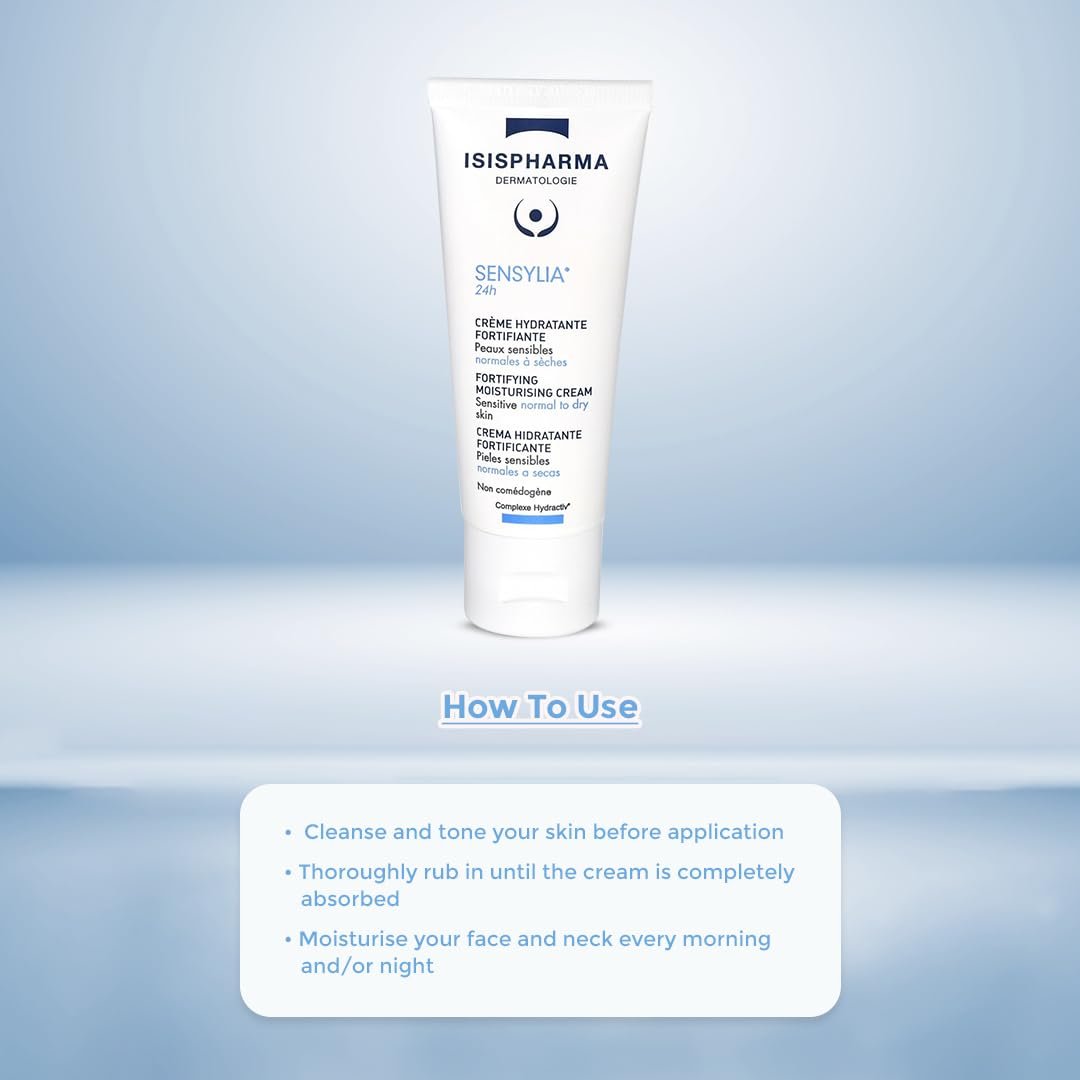 IsisPharma Sensylia 24 Hours Cream For Dehydrated Damaged Skin 40ml Avelisse