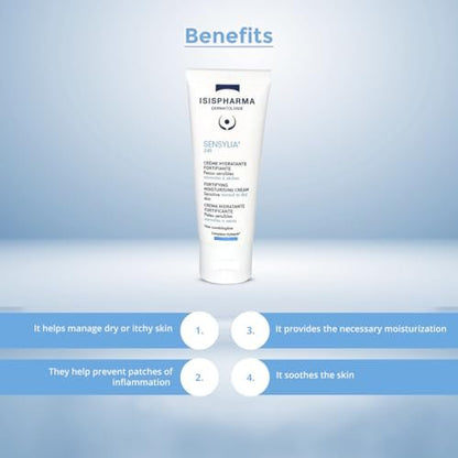 IsisPharma Sensylia 24 Hours Cream For Dehydrated Damaged Skin 40ml Avelisse