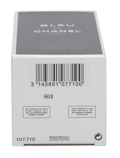 CHANEL De Bleu Deodorant Stick for Men – 2.0 oz Long-Lasting Freshness Avelisse