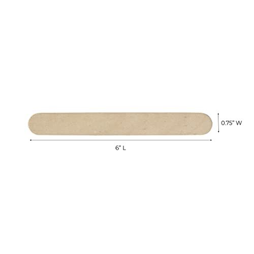 ForPro Professional Collection Premium Wood Applicators - Large 6 Inch Hair Removal Waxing Sticks, 500 Count - görsel 6