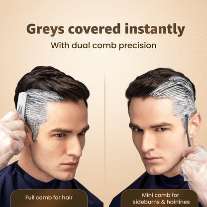 Bigen Men's Speedy Color Dark Brown 103 - Quick 5-Minute Hair Color for Men (150g)