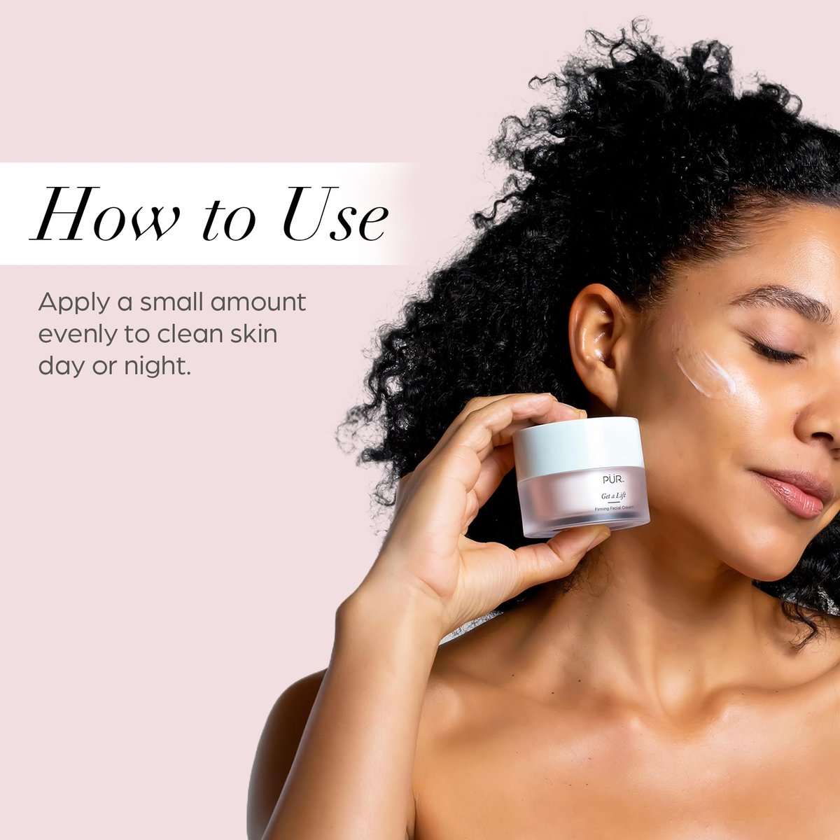 PÜR MINERALS Firming Facial Cream – Triple-Action Lightweight Moisturizer for Face & Neck, Tightens Sagging Skin & Restores Firmness, Reduces Fine Lines & Wrinkles, Non-Greasy & Gluten Free Avelisse