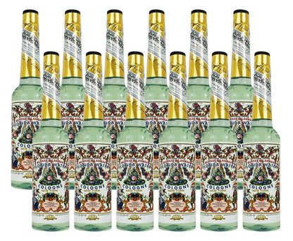 Murray & Lanman Florida Water Cologne - 7.5 Fl Oz (Pack of 12) - Classic Agua Florida Avelisse