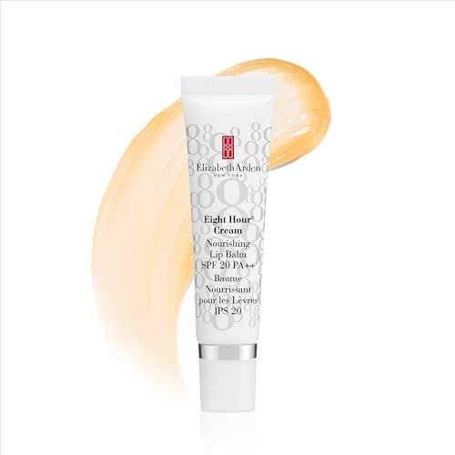 Elizabeth Arden Eight Hour Cream Nourishing Lip Balm with SPF 20 - Moisturizing Lip Treatment with Shea Butter & Vitamin E, 0.5 fl oz Avelisse