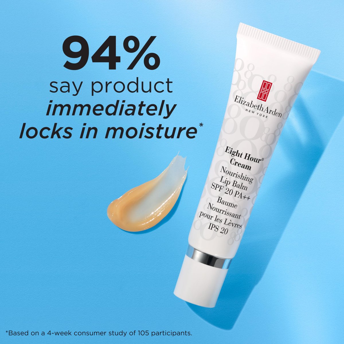 Elizabeth Arden Eight Hour Cream Nourishing Lip Balm with SPF 20 - Moisturizing Lip Treatment with Shea Butter & Vitamin E, 0.5 fl oz Avelisse