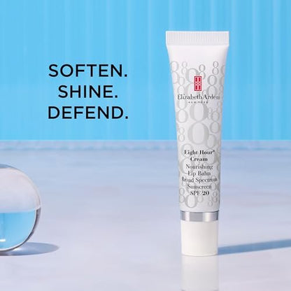Elizabeth Arden Eight Hour Cream Nourishing Lip Balm with SPF 20 - Moisturizing Lip Treatment with Shea Butter & Vitamin E, 0.5 fl oz Avelisse