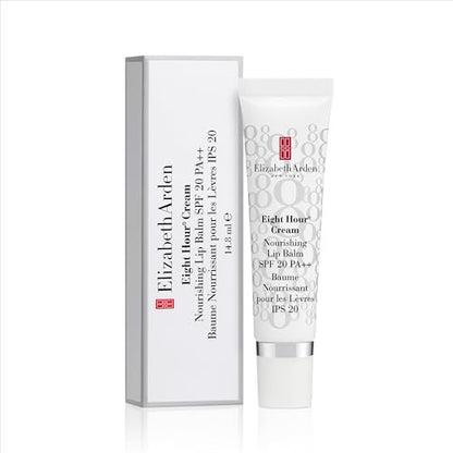 Elizabeth Arden Eight Hour Cream Nourishing Lip Balm with SPF 20 - Moisturizing Lip Treatment with Shea Butter & Vitamin E, 0.5 fl oz Avelisse