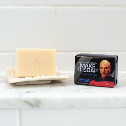 Star Trek Jean Luc Picard Make it Soap! - 2oz Travel Bar Soap, Made in USA