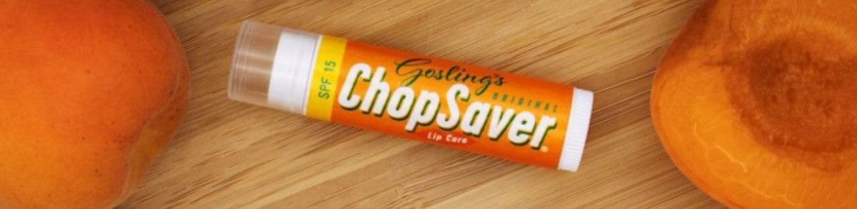 Goslings Original ChopSaver SPF 15 Lip Care - All Natural Lip Balm, 6-Pack, Effective Relief for Dry, Cracked Lips & Skin, Made in USA Avelisse