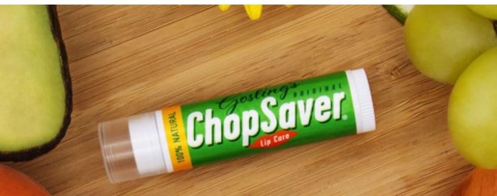 Gosling's Original ChopSaver Lip Care – All Natural Hydrating Lip Balm for Musicians & Dry Lips, 0.15 oz (Pack of 6) Avelisse