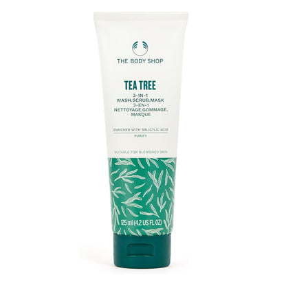The Body Shop Tea Tree Skin Clearing Daily Face Scrub - Exfoliating and Purifying for Blemished Skin - 4.2 Fl Oz Avelisse