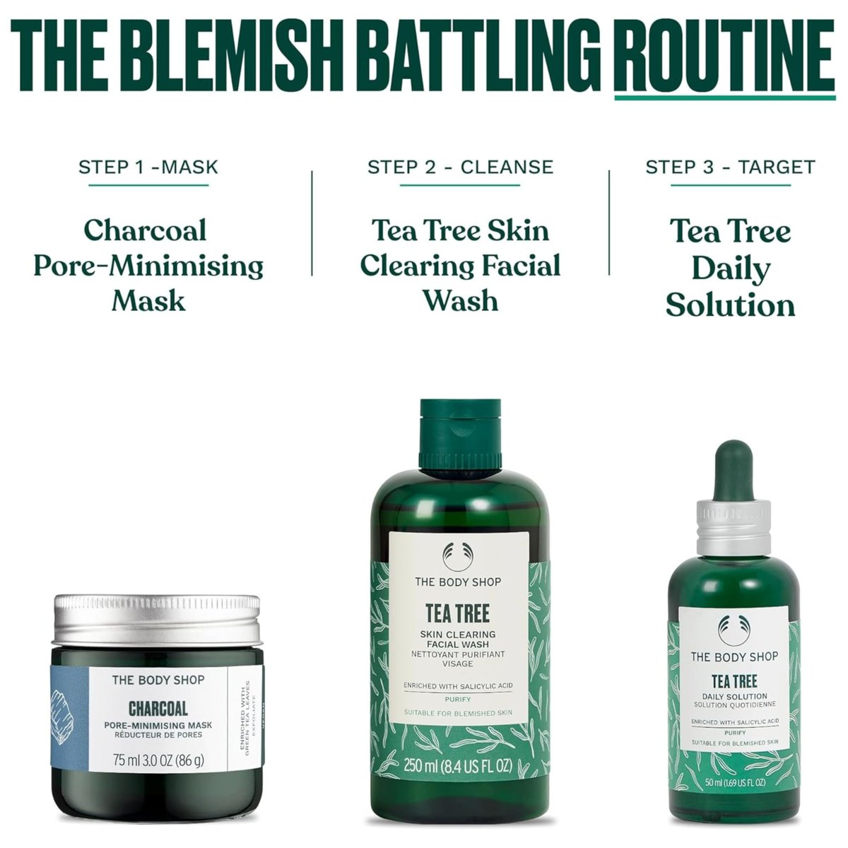 The Body Shop Tea Tree Skin Clearing Daily Face Scrub - Exfoliating and Purifying for Blemished Skin - 4.2 Fl Oz Avelisse