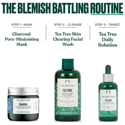 The Body Shop Tea Tree Skin Clearing Daily Face Scrub - Exfoliating and Purifying for Blemished Skin - 4.2 Fl Oz Avelisse