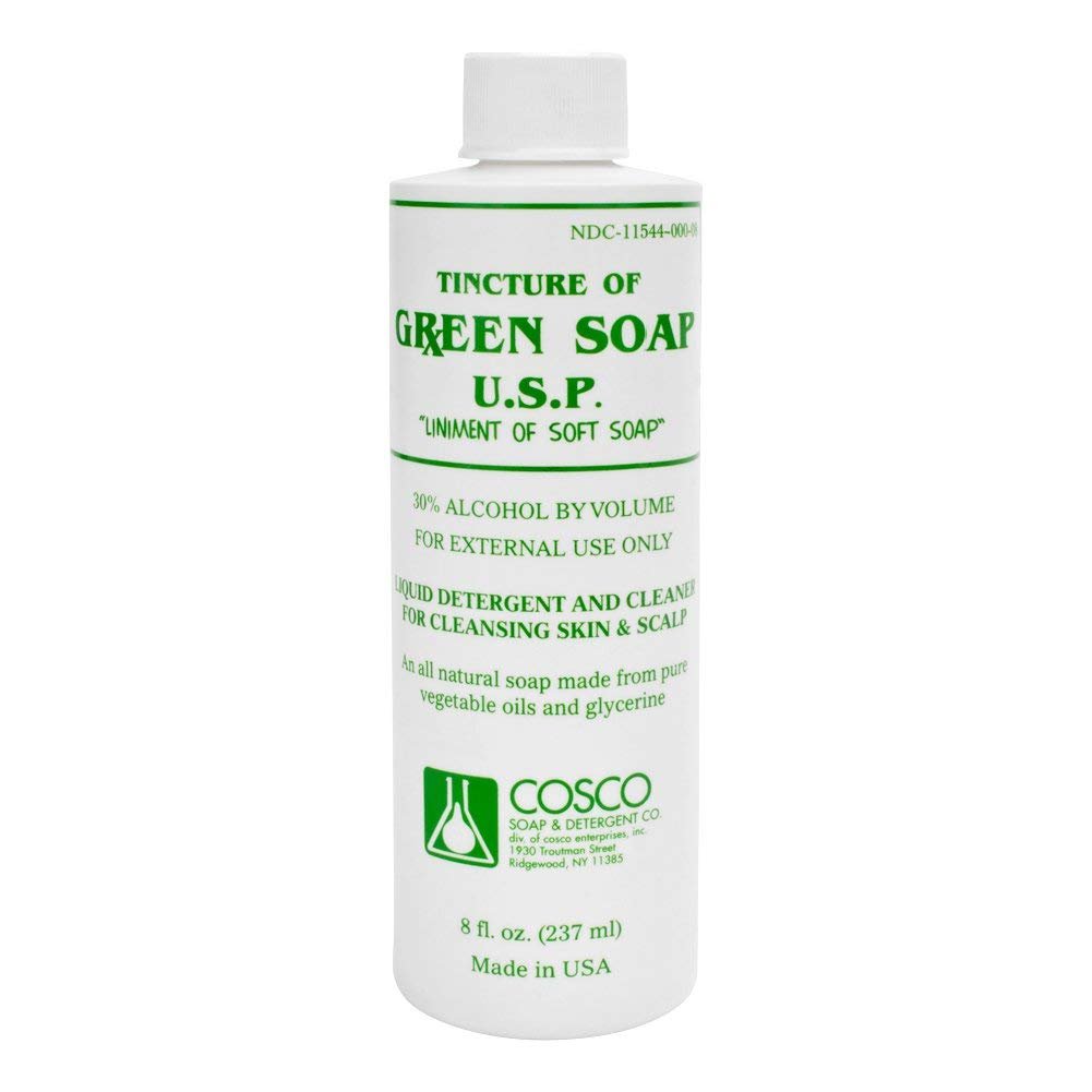 Cosco Pure Liquid Green Soap - Tattoo Stencil Transfer & Medical Prep Wash, 8 fl oz - Professional Skin Cleanser for Tattoo Artists, Estheticians & Clinicians - görsel 1