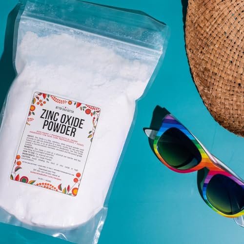 Zinc Oxide Powder - Uncoated, Non Nano, Pharmaceutical Grade - 1 LB - Better Shea Butter Avelisse