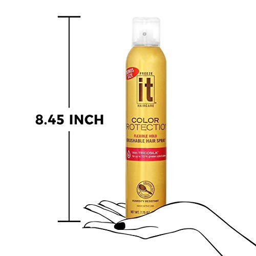It Haircare Freeze Color Protection Flexible Hold Brushable Hair Spray 7.75 Oz Avelisse