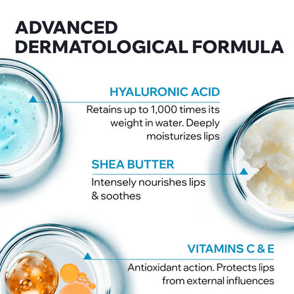 Uriage Eau Thermale Lip Balm with Hyaluronic Acid + Shea Butter + Vitamin C – Ultra-Soft Moisturizing Lip Balm for Dry, Chapped Lips, Intense Hydration, Unisex Avelisse