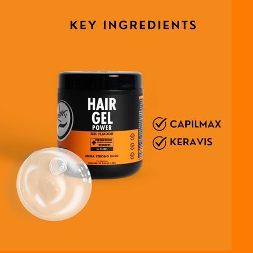 Rolda Power Styling Gel Hair Loss Control 17.6oz – Formaldehyde-Free Hold - görsel 8